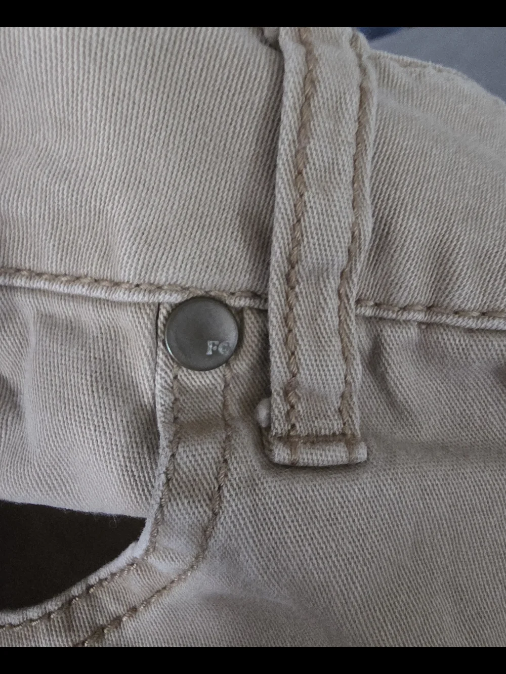 Women's Beige Cotton Blend Shorts